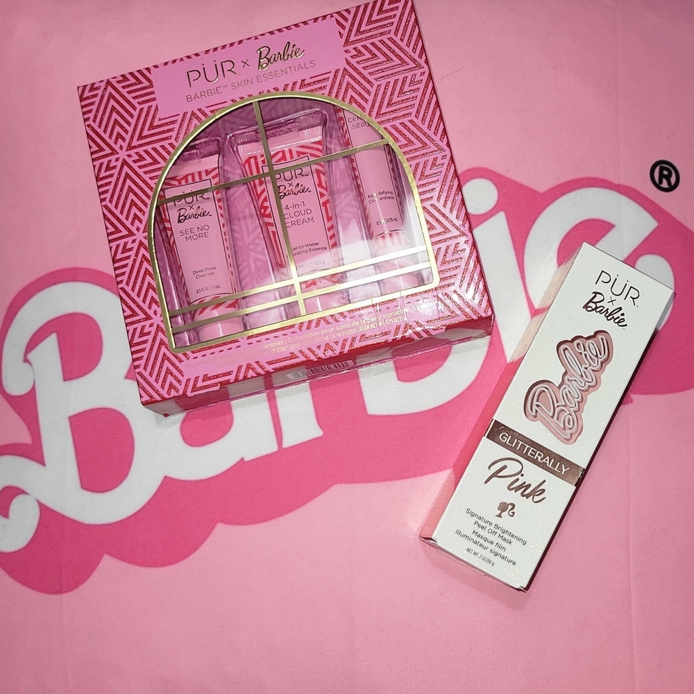 PUR x Barbie DUO Skin Care~Peel Off Mask Glitter & Skin Essentials Signature Set